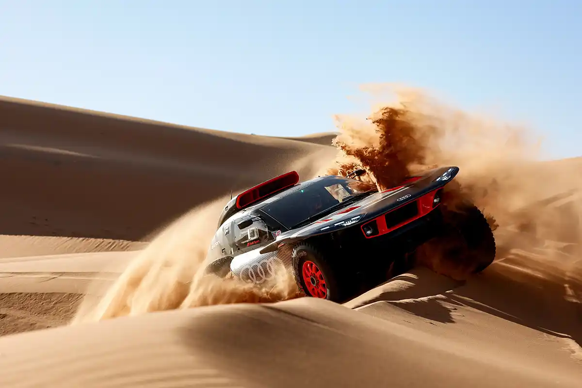 Audi RS Q e-Tron Saves More Than 60 Percent Carbon Dioxide At The 2023 Dakar Rally