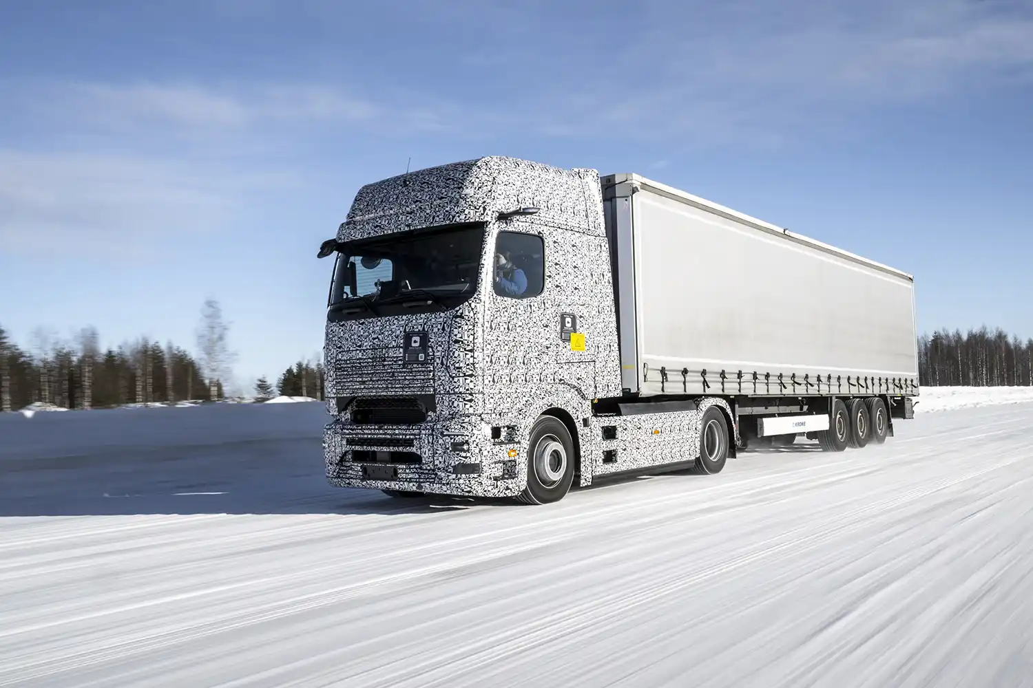 Volvo FMX Electric Was Tested In Arctic Conditions