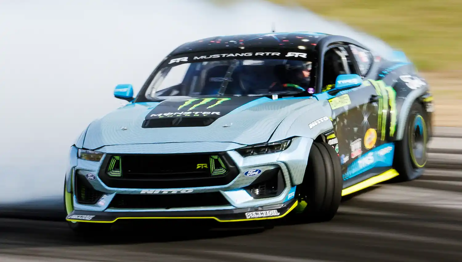 New 2024 Mustang Turned Into 1,300-Horsepower Formula Drift Car