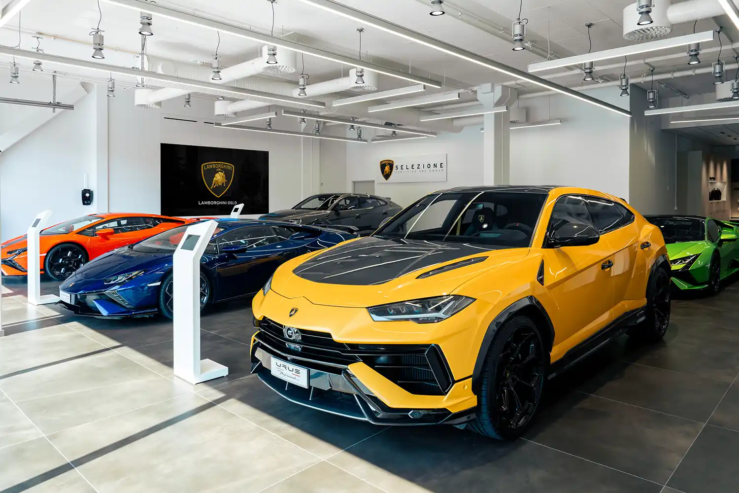 Grand Opening Of Oslo Showroom And Local Premiere Of Lamborghini Revuelto