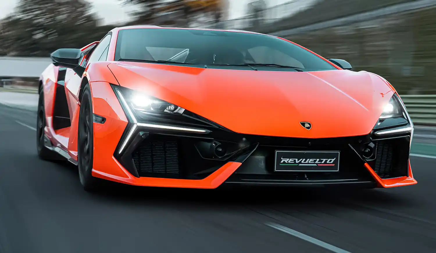 Lamborghini Revuelto: track testing by factory driver Andrea Caldarelli